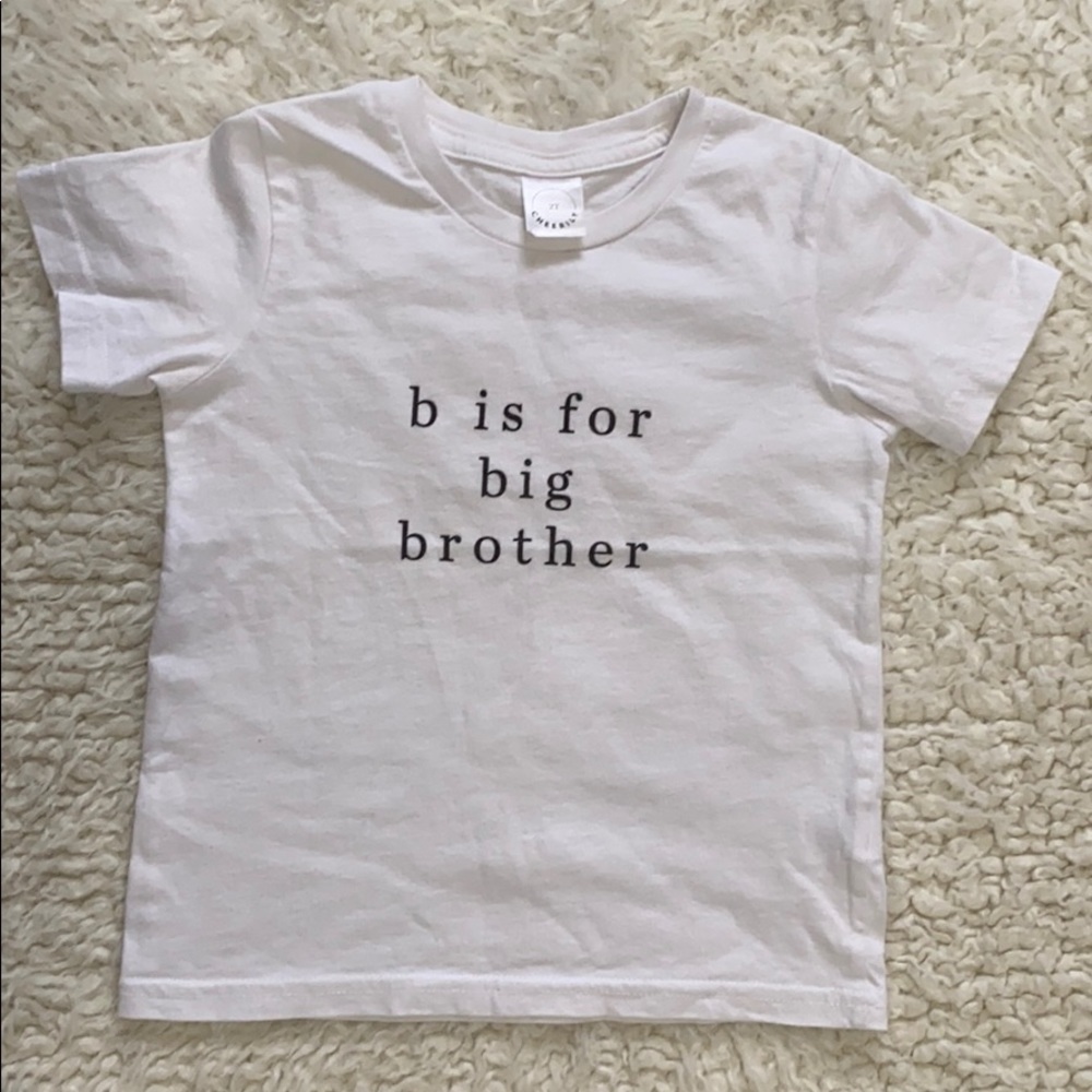 Cheerily big brother T-shirt, 2T